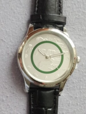 Armbanduhr GEMÄßIGTE ZONE Quarz Uhr KLIMAZONEN Lederarmband zur 5   - Münze