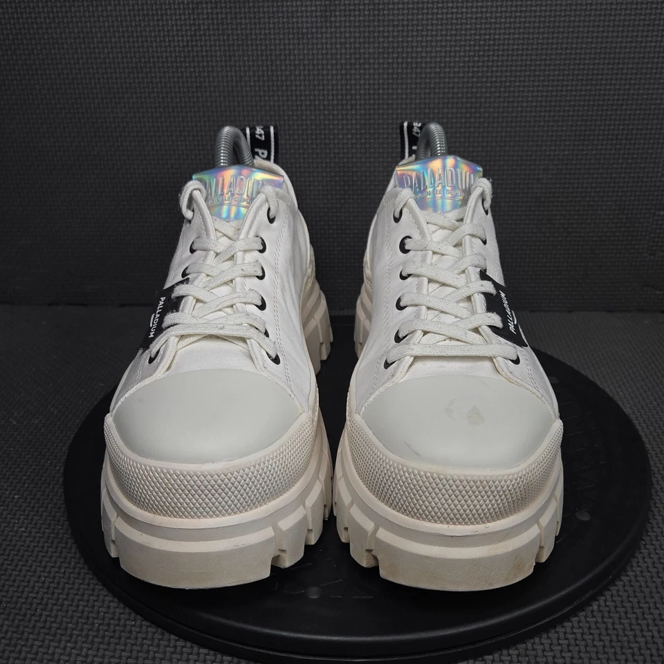 Palladium Revolt LO TX платформе туфли женщин Sz 7,5 белый кроссовки тренажеры - Изображение 2 из 4