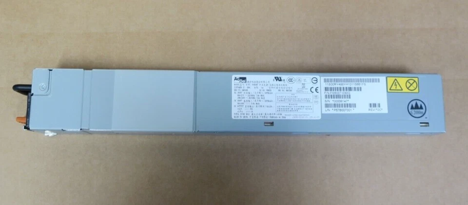 Gabinete de armazenamento flash IBM 2107-D03 674W fonte de alimentação CA PSU 00RY500 00RY499 - Imagem 2 de 4