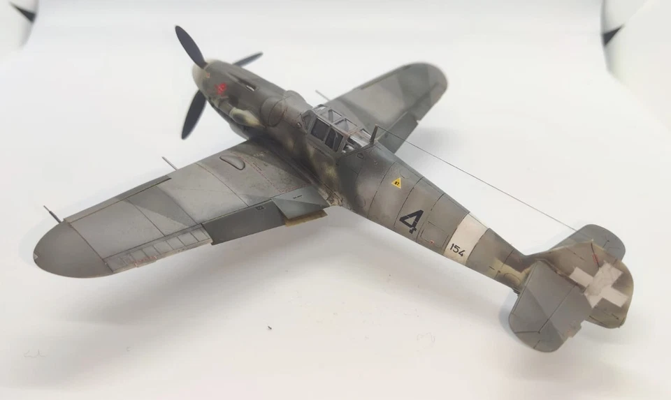 Pro built Messerschmitt Bf 109G-6  1/48 made costruito - Immagine 4 di 4