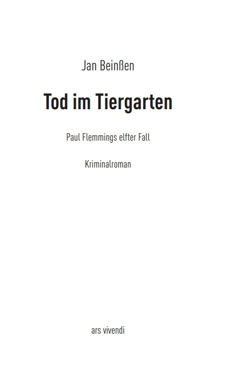 Thumbnail - Tod Tiergarten | Jan Beinßen | 2016 | Deutsch