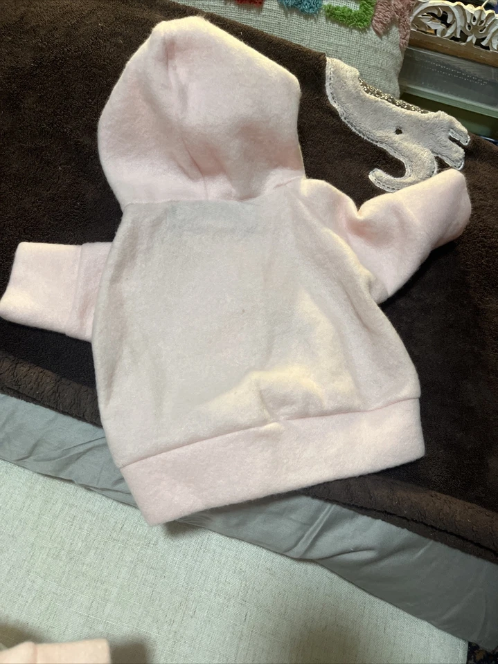 Romy And Jacob Dog Hoodie Cashmere Pink Xxs And XS Small And Medium - Image 2 of 2