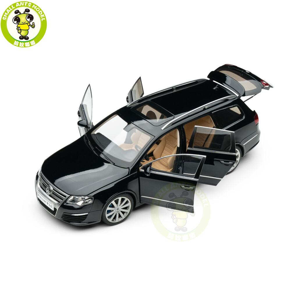 1/18 NZG VW Volkswagen Passat Estate R36 Wagon Black Diecast Model