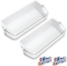 2 PACK UPGRADED DA97-06177C Refrigerator Door Shelf Bin Fit Samsung DA97-06177B