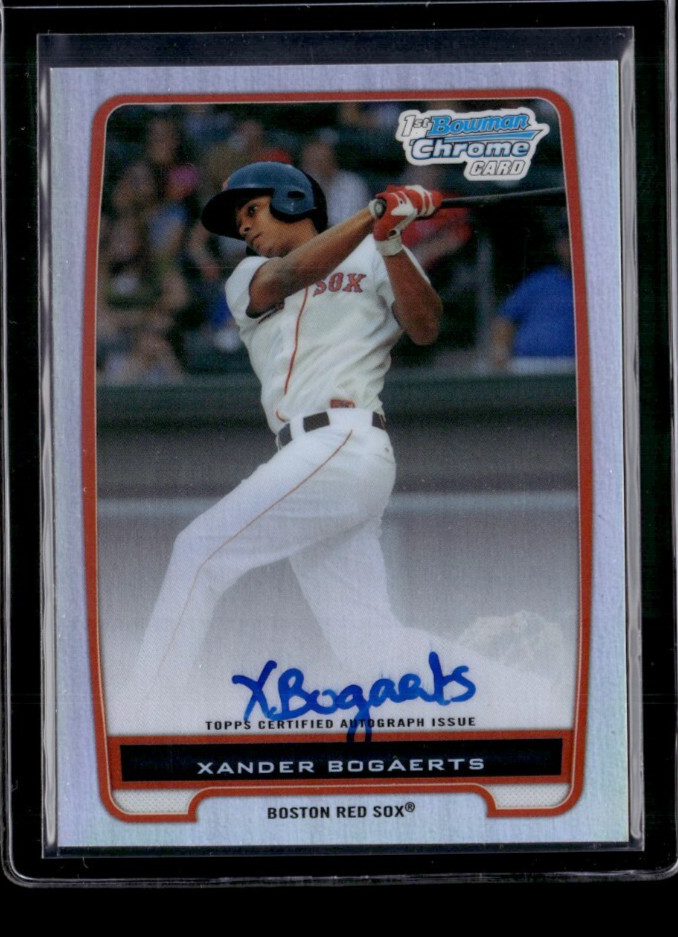 2012 Bowman Chrome Xander Bogaerts Auto /500 Refractor 1st Rookie Red Sox