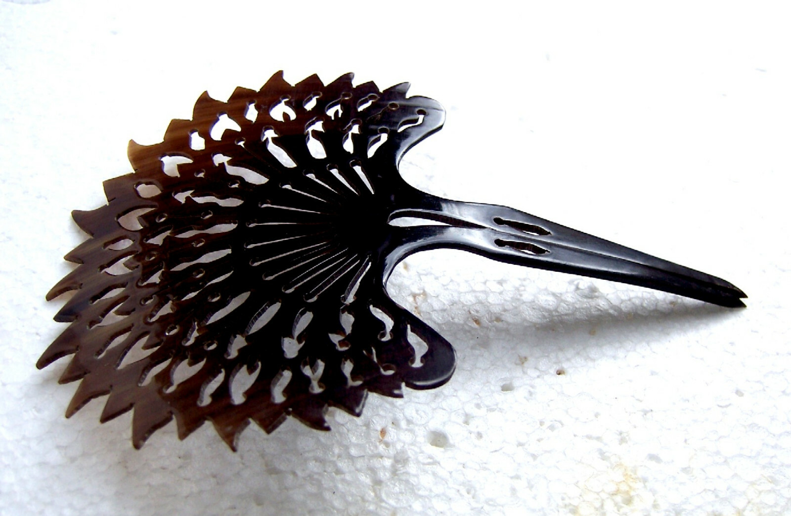 Attractive horn hair comb fan shape hair accessory eBay