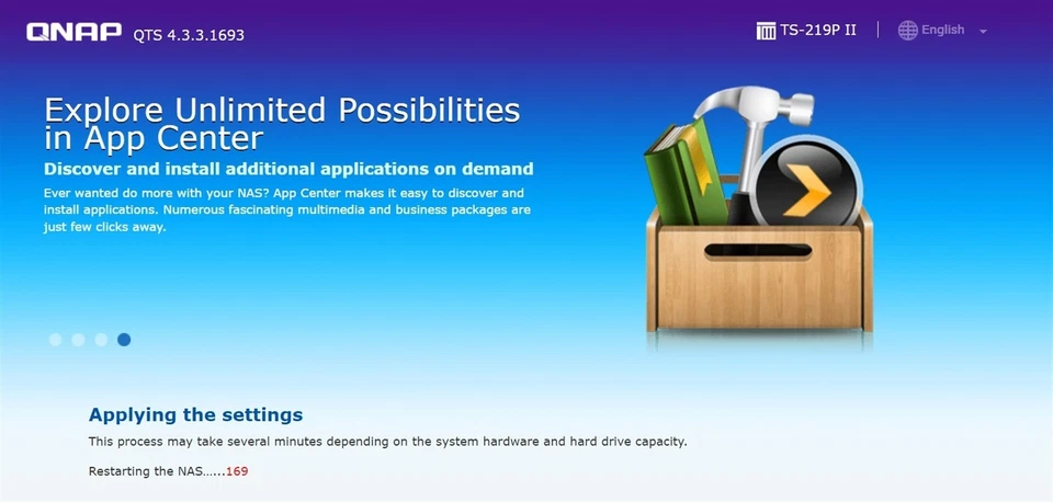 Defective QNAP TS-219P II 2-Bay NAS NO PSU NO Caddies AS-IS - Image 2 of 4