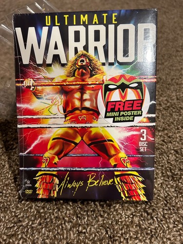 NEW: WWE Ultimate Warrior - Always Believe (DVD, 2015, 3-Disc Set) - Picture 4 of 4