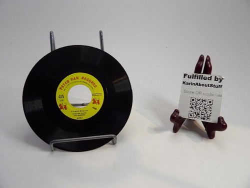 Cinderella Peter Pan Players and Orchestra 45 RPM Record with Pic Sleeve Vtg - Picture 2 of 4