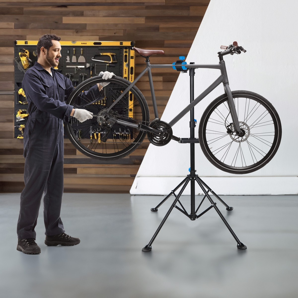 Pro Bike Repair Stand Adjustable w/ Max 74