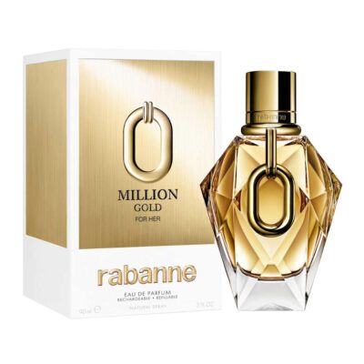 Paco Rabanne Million Gold for Women - 3 oz EDP Spray (Refillable)