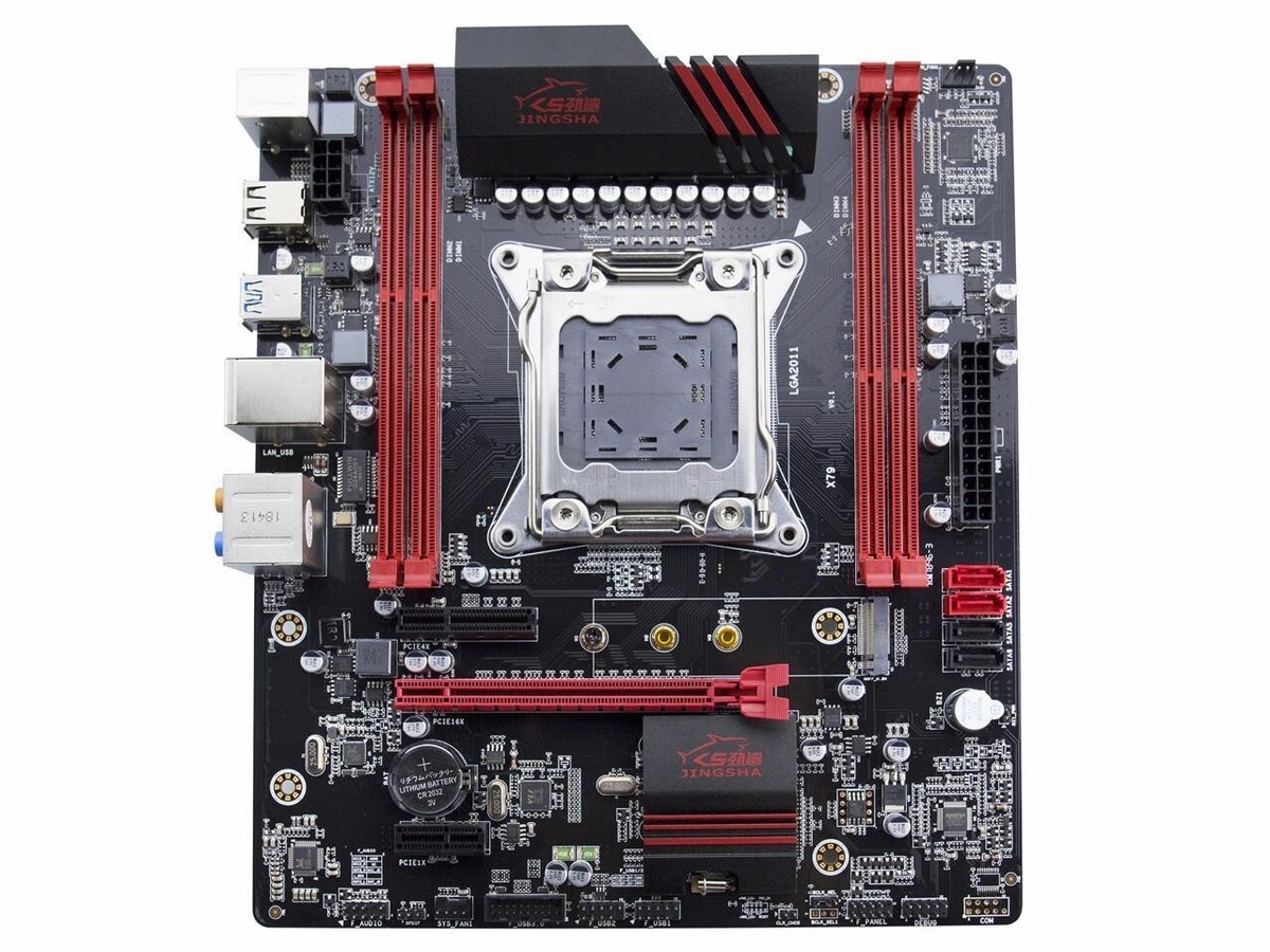 Jingsha X79 ATX Motherboard Desktop Computer for CPU E5 2680 v2 - Main Image