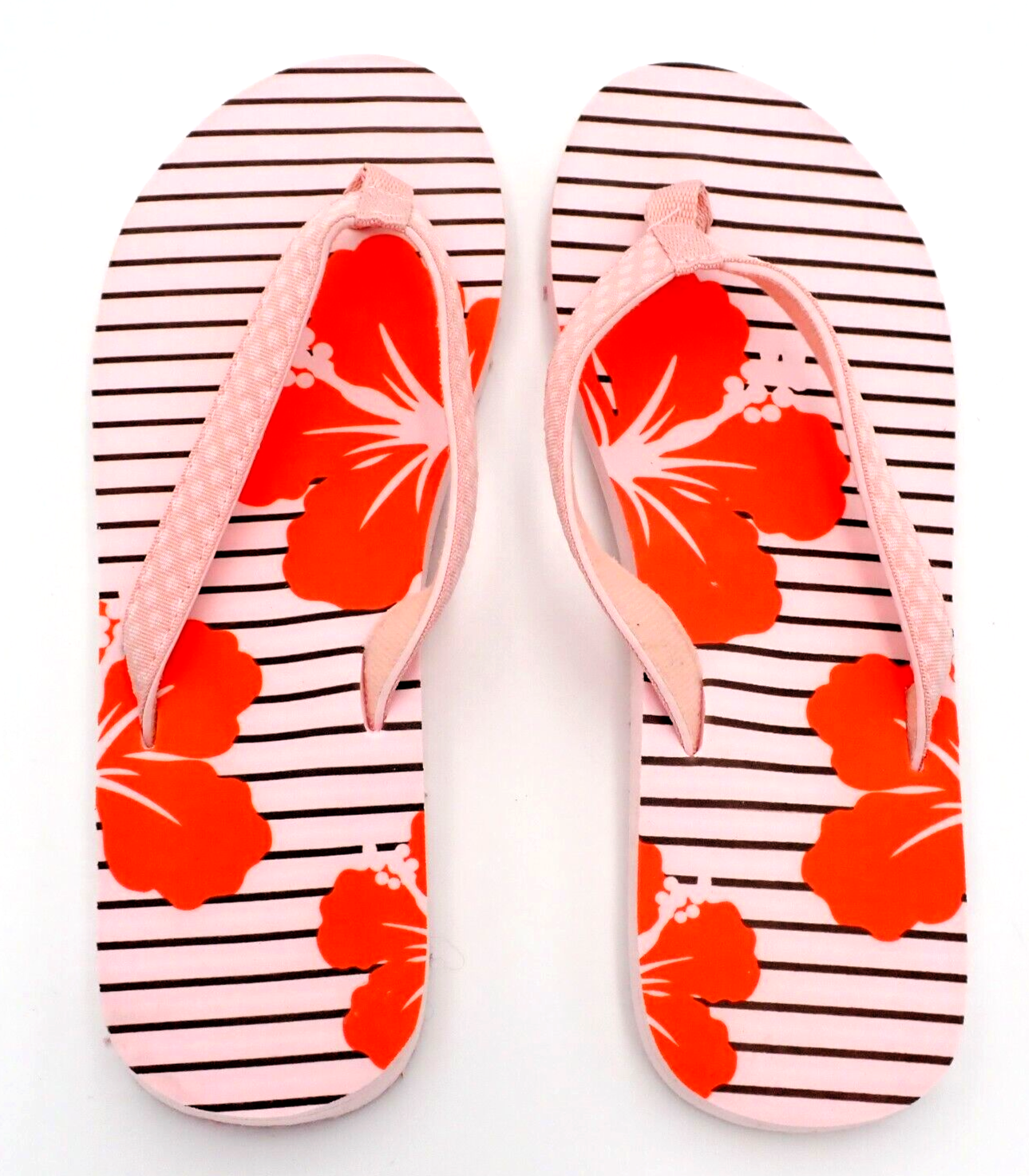 APL Infradito interamericano rosa fiori di ibisco piscina vacanze Hawaii taglia 6 11