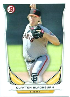 2014 Bowman Draft Top Prospects #TP83 Clayton Blackburn RC San Francisco Giants