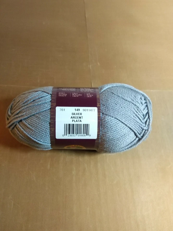 Hilo de algodón marca Lion 24/7-plateado, 761-149 - 186 yd/3,5 oz Foto 3 de 4