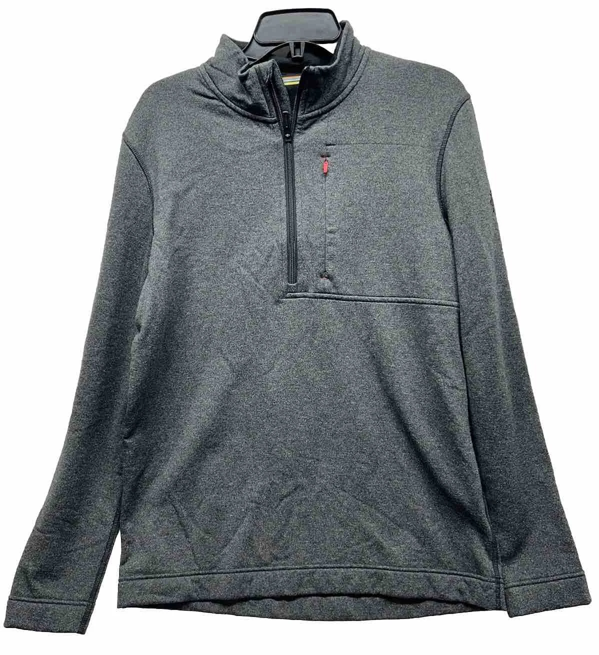 smartwool long sleeve merino sport fleece 1/2 zip pullover shirt