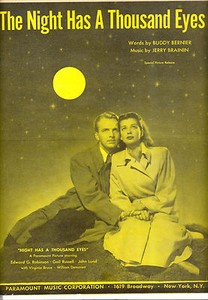 The Night Has A Thousand Eyes Sheet Music Epic Sheet Music The Night Has A Thousand Eyes Sheet Music Epic Sheet Music