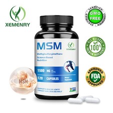 MSM Methylsulfonylmethane 1500mg - Joint, Bone, Skin  Nails Health, Mobility