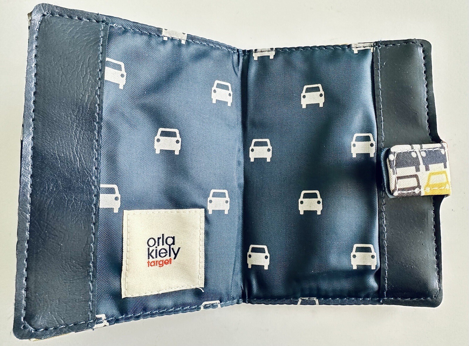 Orla Kiely Cars Print ID Passport Cover Holder Wallet Case Multi Color