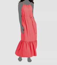  89 Inc International Concepts Womens Pink Halter-Neck Maxi Dress Size 8