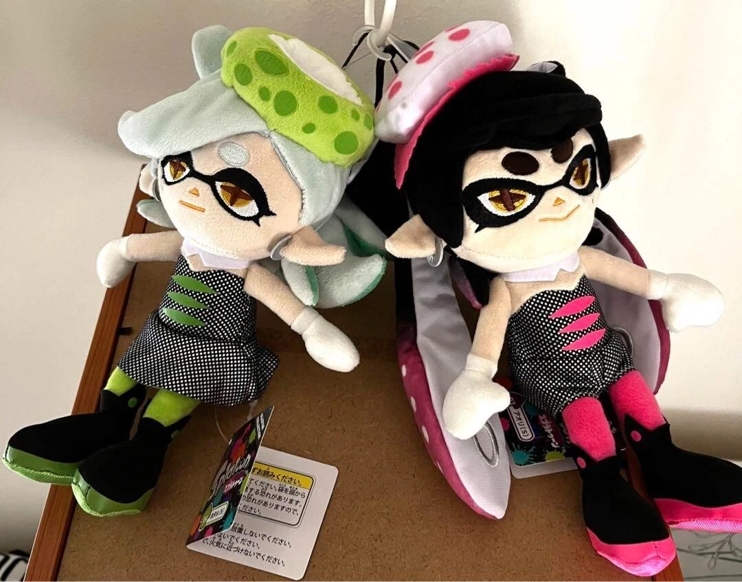 Splatoon Plush Doll Squid Sisters Callie & Marie Set All Star Collection New