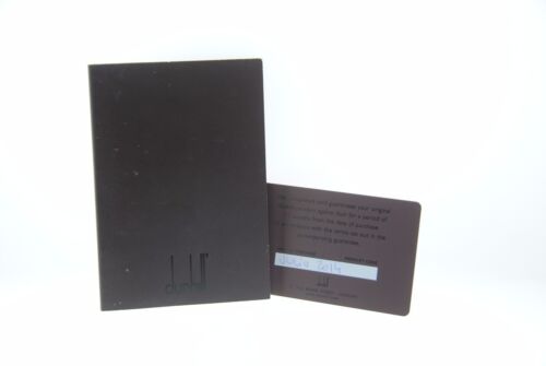 Alfred Dunhill International Guarantee Card Booklet Blank - Picture 1 of 1