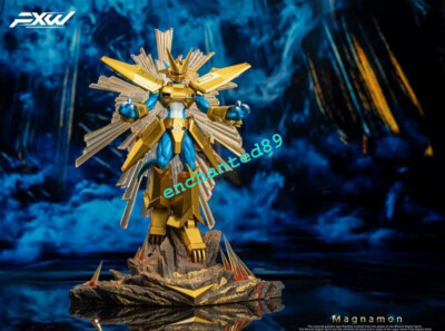 デジモンマグナモンスタチュー FXW Studio Digimon Magnamon Resin Model Painted Statue In Stock