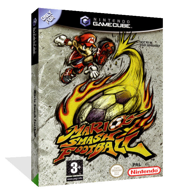 Mario Smash Football Case Box Art Work Cover Only UK
