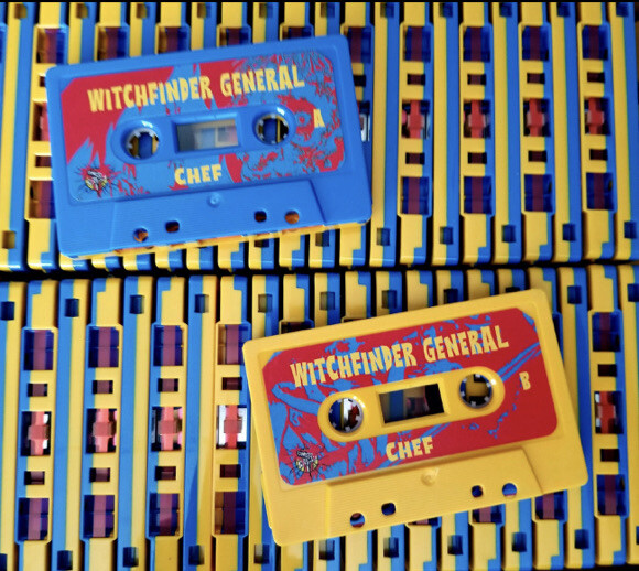 CHEF MIKE Witchfinder General 1/35 Blue/Yellow Split Cassette Tape