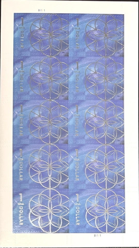 US Postage Stamps $300+High Values Under Face:Panes,Plate Blocks,all differents - Image 4 of 4