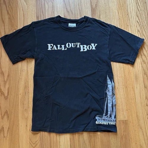 Fall Out Boy “We Set Our Sails Against The Wind” Bla Vintage vintage concert t-shirt, vintage, single stitch, B+ condition