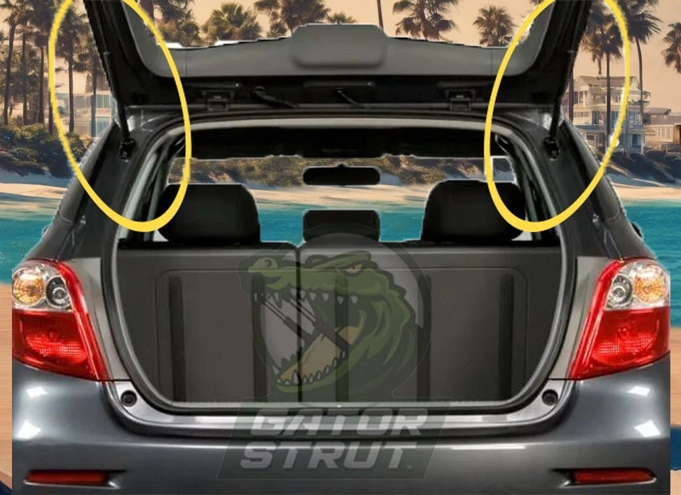 Two Rear Hatch Liftgate Lift Supports FAS-203-2 Fits 2003-2011 Honda Element - Image 2 of 4