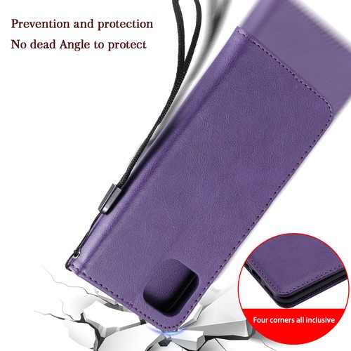 For Google XL2 4XL 5XL 4A 5 Solid Color PU Leather Flip Wallet Case Phone Cover - Picture 3 of 18