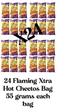 24x Bags Mexican Flaming Hot Cheetos 24x Bolsas De Flaming Hot Cheetos Mexicanos