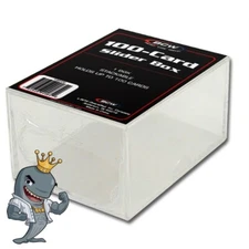 (6 Pack) BCW 100-Card Slider Plastic Box Holders For Trading Cards/TCG FREE SHIP
