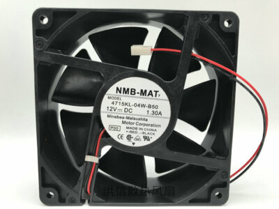 NMB-MAT 4715KL-04W-B50 12V 1.30A 12CM high-flow axial flow cooling fan