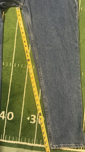 Vtg Y2K Bugle Boy 750 Jeans Men’s Size 36x32(Fit 36x31.5) Blue Denim Straight - Picture 7 of 9