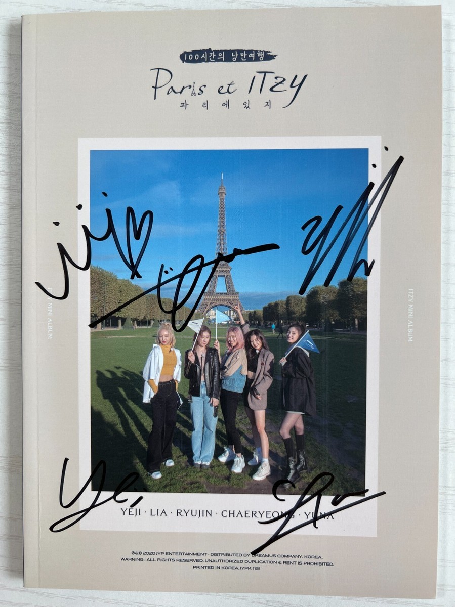 ITZY [PARIS ET ITZY] Autographed Signed Photo Book Album Unique