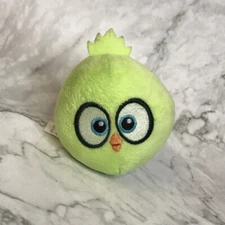Angry Bird Hatchlings Green Bird Plush Stuffed Animal 4" Used Burger King 1