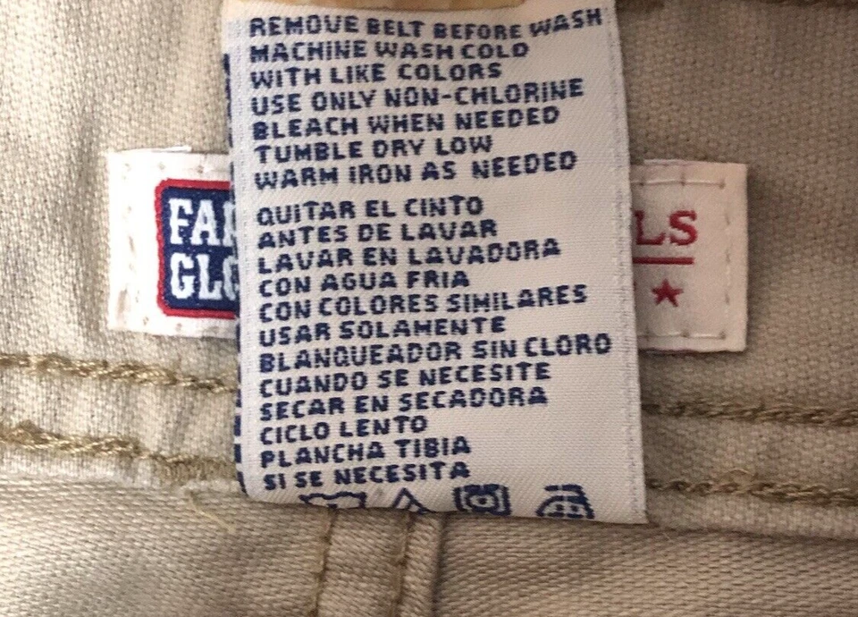 Faded Glory - Pantalón capri caqui urbano 100 % algodón para dama - Talla 4 Foto 4 de 4