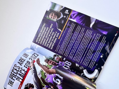 2023 BALTIMORE RAVENS OFFICIAL TEAM YEARBOOK NFL FOOTBALL PROGRAM 🏈🐦⬛ - Picture 4 of 5