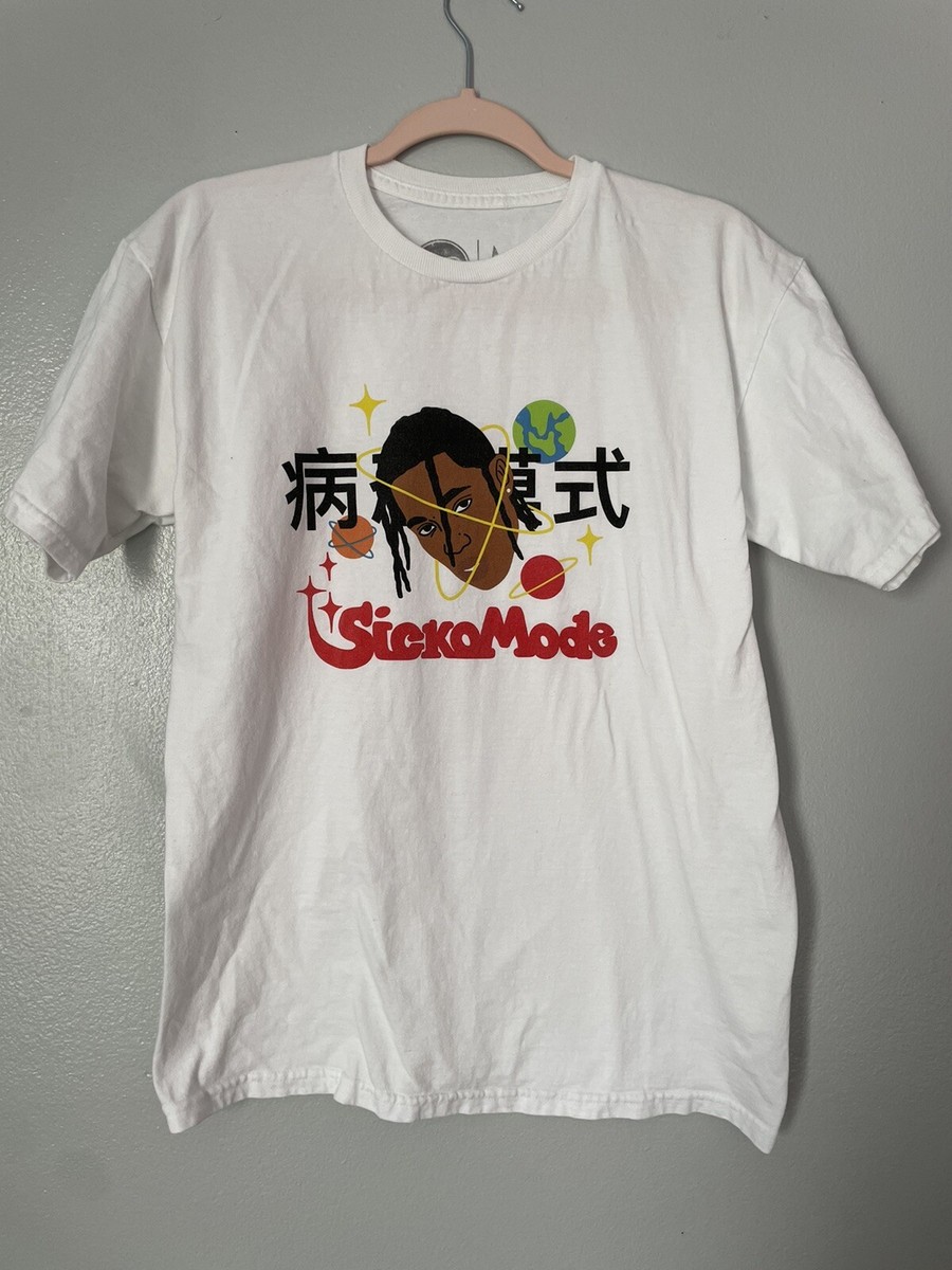 Travis Scott SICKO Mode Shirt M Hip Hop Astroworld Drake