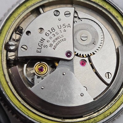 Rare Vintage ELGIN cal.607 Men's automatic Military watch Rare Vintage ELGIN cal.607 Men's automatic Military watch