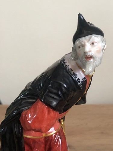 Nymphenburg Porcelain Commedia dell'Arte Figure of Pantalone - Picture 11 of 13