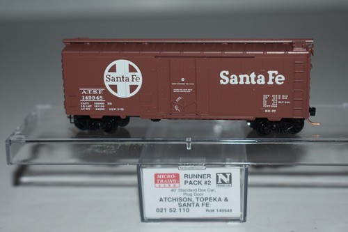 Carro de carga Santa Fe 40' escala N MTL 02152110 puerta única 149948 C32546 | Zustand: Used