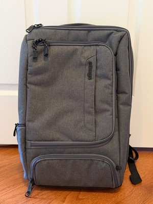 eBags EB2146-16 TLS Professional Slim Laptop Backpack Gray Orange Carry On