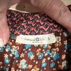 Natural Life Womens Floral Pleated Pull-On Elastic Waist A-Line Midi Skirt S — photo 3