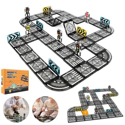 Reisespielzeug 52PCS Magnet Fliesen Spiel Hohe Qualität Sicherheit für Familien