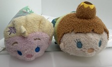 Anna and Elsa Frozen Fever Disney Tsum Tsums  Like new without tags