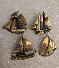 LOT OF 4 SYDNEY 2000 OLYMPIC CBC SRC SPORTS RADIO CANADA BROADCAST MEDIA PIN